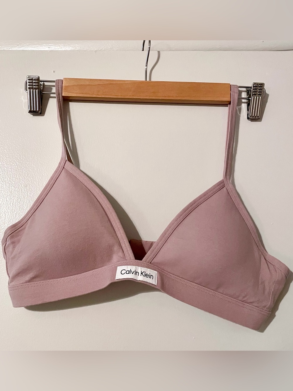 Calvin Klein Dusty Rose Wireless Triangle Bralette